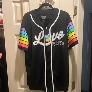 Spencer's Black and Red Love Jersey